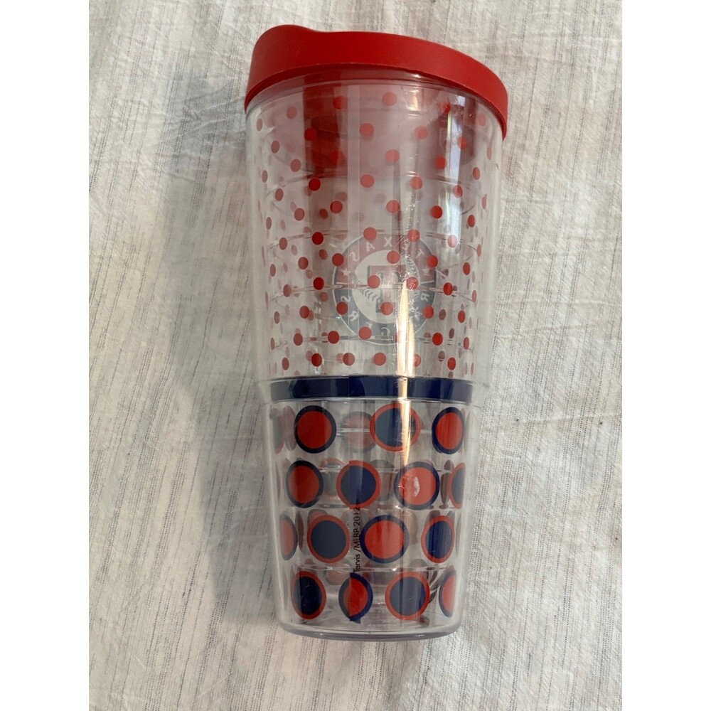 Tervis Texas Rangers 24oz Tumbler Insulated Cup MLB Double Wall w Lid USA - Picture 3 of 5